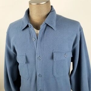 L.L. Bean Blue Lightweight Shirt Jacket